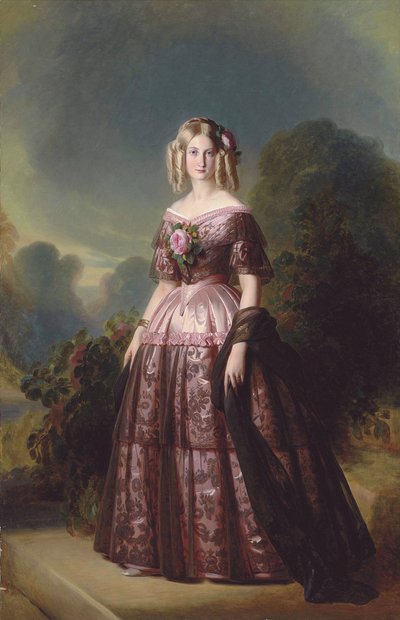 Princess Maria Carolina Augusta of Bourbon by Franz Xaver Winterhalter